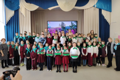 Участники школьного лесничества &quotЛесная страна&quot Минлес Забайкалья