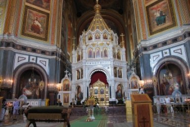 Одни из самых почитаемых икон России переехали в Храм Христа Спасителя