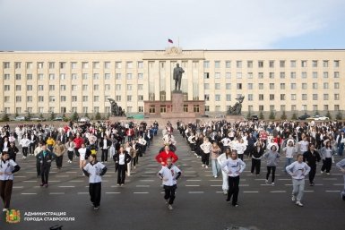 Жителей Ставрополя позвали на массовую зарядку на площадь Ленина 7 апреля