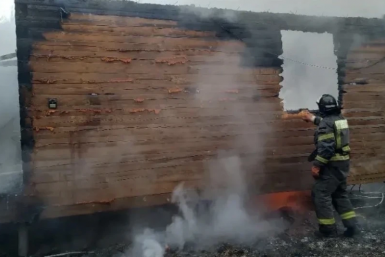 Пожар в Воскресенске МЧС России Московской области