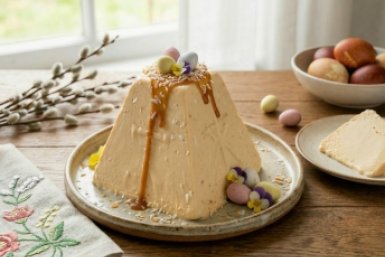 Творожный шелк: готовлю на праздник пасху "Крем-брюле" — тает на языке быстрее мороженого