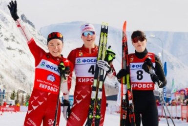 Призеры финала Кубка России в спринте коньковым стилем пресс-служба министерства спорта Сахалинской области