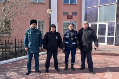 Участники рейда ГУ МЧС по Забайкалью