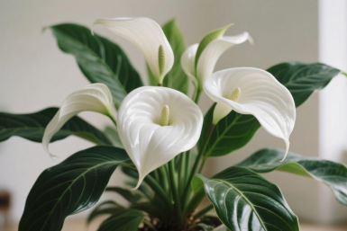 100 мл на 1 л — и спатифиллум превратится в белоснежное облако: соцветия лезут как сумасшедшие