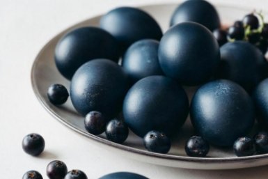 2 горсти замороженных ягод - на выходе модные яички: сохраните для Пасхи