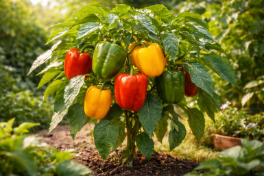 "Угощаю" сладкие перцы одним настоем и собираю превосходный урожай осенью