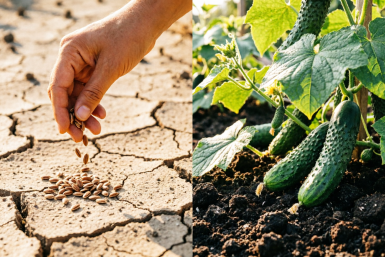 Бросьте на грядки до 10 апреля — к маю земля жирнее масла и пышнее пирога: без перекопки и удобрений, огурцы в восторге