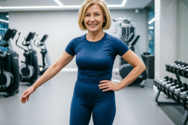 Муж не сводит глаз, а подруги завидуют: идеальная фигура после 55 лет — всё, что нужно, это стул и стена