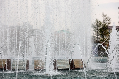 Фонтан у Большого театра активно готовят к открытию