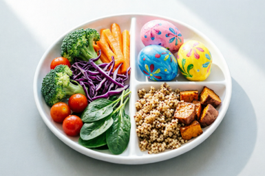 Ем куличи и не толстею: как не набрать вес на Пасху — принцип "Гарвардской тарелки"