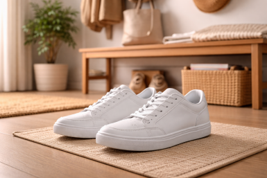 Использую эти 7 лайфхаков и щеголяю в кипенно-белых кроссовках всю весну