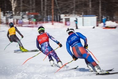 Всероссийские соревнования по фристайлу в дисциплине ски‑кросс Илья Беляев, ИА MagadanMedia