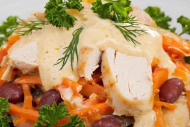 Когда вообще нет времени: Готовлю салат "Минутка" из 3 продуктов - вкус и польза