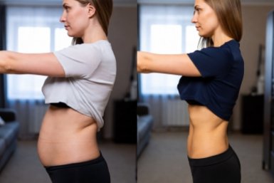 Живот больше не висит, а талия — осиная: делаю эти 3 движения дома, и рыхлое  “желе” не возвращается