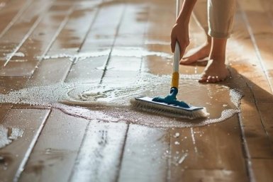 Надеваю носок на швабру - полы как в музее: разводов нет 2 недели