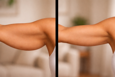 Оплывы на "подмыхах" и руках устраняю 3 упражнениями: изящные ручки модели уже к июню