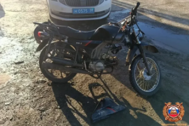 15-летний подросток упал с мотоцикла в Иркутске