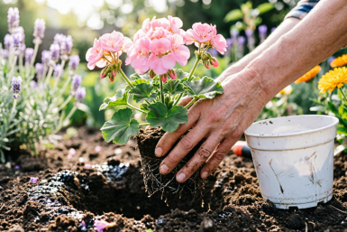 При высадке герани в открытый грунт — обязательно: 3 правила от эксперта — пеларгония цветет все лето, как заведенная