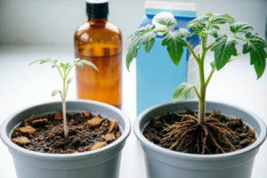 Лью весь апрель под томаты и перцы: всего 3 капли йода на литр — секрет толстых стеблей и мощных корней