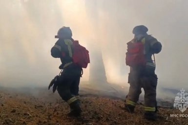 Пожар МЧС Забайкалья