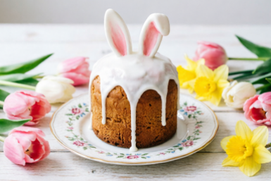 Кулич-зайка — как сделать вкусное и красивое украшение на Пасху. Пошаговый рецепт