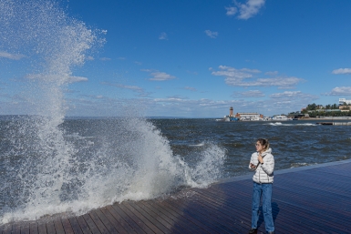Грозы и сильные осадки идут на Сочи