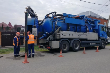 370 тонн мусора извлекли из коллекторов Краснодара с начала года