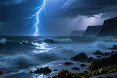 Штормовое предупреждение объявили на территории Краснодарского края