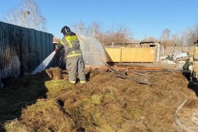 Пожар МЧС Забайкалья