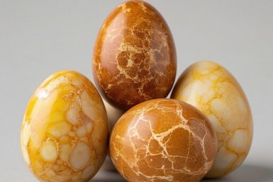 Луковая шелуха – прошлый век: этот овощ окрасит яйца на Пасху в богатый золотистый цвет — будто драгоценные камни