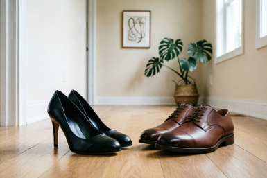 Заломы на туфлях "стираю" за 1 минуту: снова как с фабрики — мягкие и гладкие