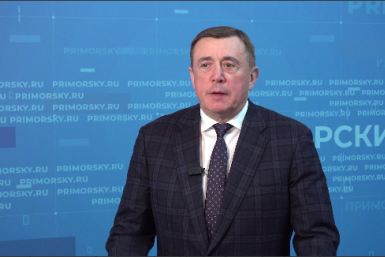 Губернатор Сахалинской области скриншот из видео с пресс-подхода