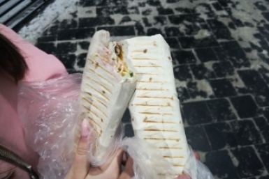 Грызущую багет крысу сняли на видео в ларьке с шаурмой в Москве