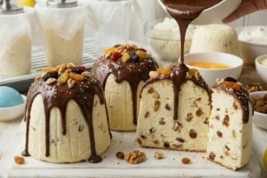 Мука и печка в прошлом — лепим куличи из творога: под шоколадной глазурью они в 100 раз вкуснее обычных