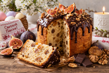 Почти Дубайский - как Волочкова готовит кулич на Пасху: не с изюмом, а с инжиром