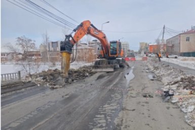 Открыто движение по отремонтированному участку улицы Дежнева в Якутске пресс-служба мэрии Якутска