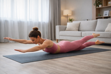 Спина не болит, а талия стройнеет: это упражнение из пилатеса творит магию за 10 минут в день