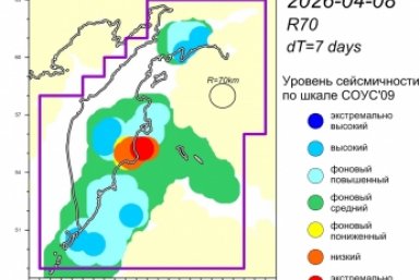 10 ощущаемых афтершоков за неделю зарегистрировали на Камчатке