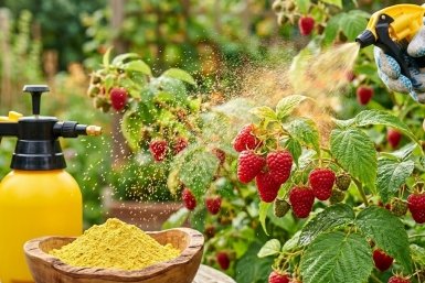 Дачники, 1 пакетик на ведро воды - малина ожила, листья блестят: соседка шепнула про секретную смесь