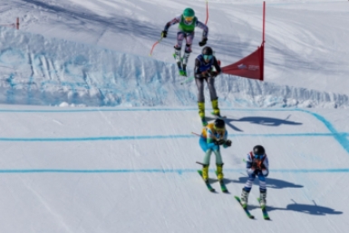 Первенство РФ по фристайлу в дисциплине ски-кросс Илья Беляев, MagadanMedia