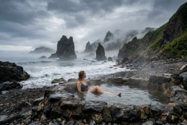 Скрытая жемчужина РФ: уникальный курорт без пальм, но с "ваннами" прямо в Тихом океане