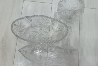 10 гр на 1 литр воды – хрусталь как только с витрины, сверкает на пасхальном столе, аж глаза слепит