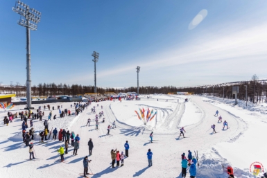 Лыжный стадион имени олимпийской чемпионки Елены Вяльбе официально открыт Источник
