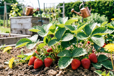 Не косите одуванчики: 500 грамм на 10 литров — убойная защита для клубники