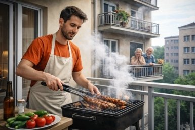 Шашлыки на балконе обернутся штрафом