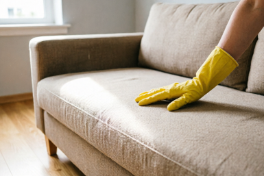 Надеваю перчатку и глажу диван — и вот зачем: лайфхак, о котором молчат