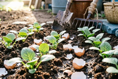После Пасхи яичную скорлупу несу на огород - не мусор, а золото для почвы