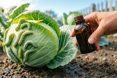 Соседка смеялась как гиена — а теперь просит рецепт: её капуста в гусеницах и дырах, моя стоит крепкая — способ спасения