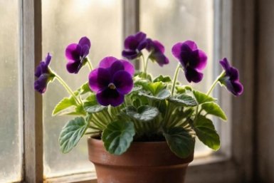 1 таблетка в апреле - фиалку хоть в музей: цветет и днем, и ночью