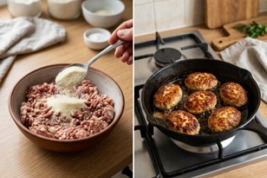 Секрет советских столовых: всего 2 ложки в фарш — и котлеты будут воздушные и сочные